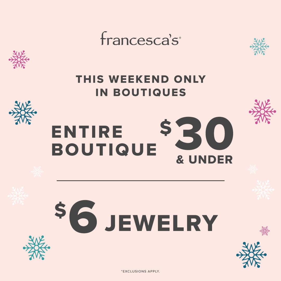 Francesca Boutique Sale Manhattan Village